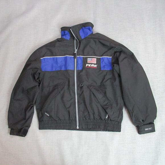 Vintage Peak Performance Jacket Men M Black Vail Champ GoreTex Coat 1999 Ski USA